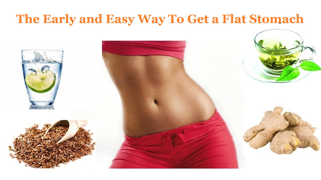 Get a flat stomach diet