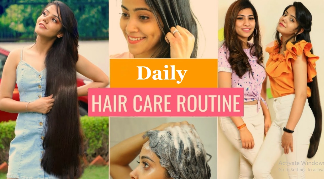 Hair care routine